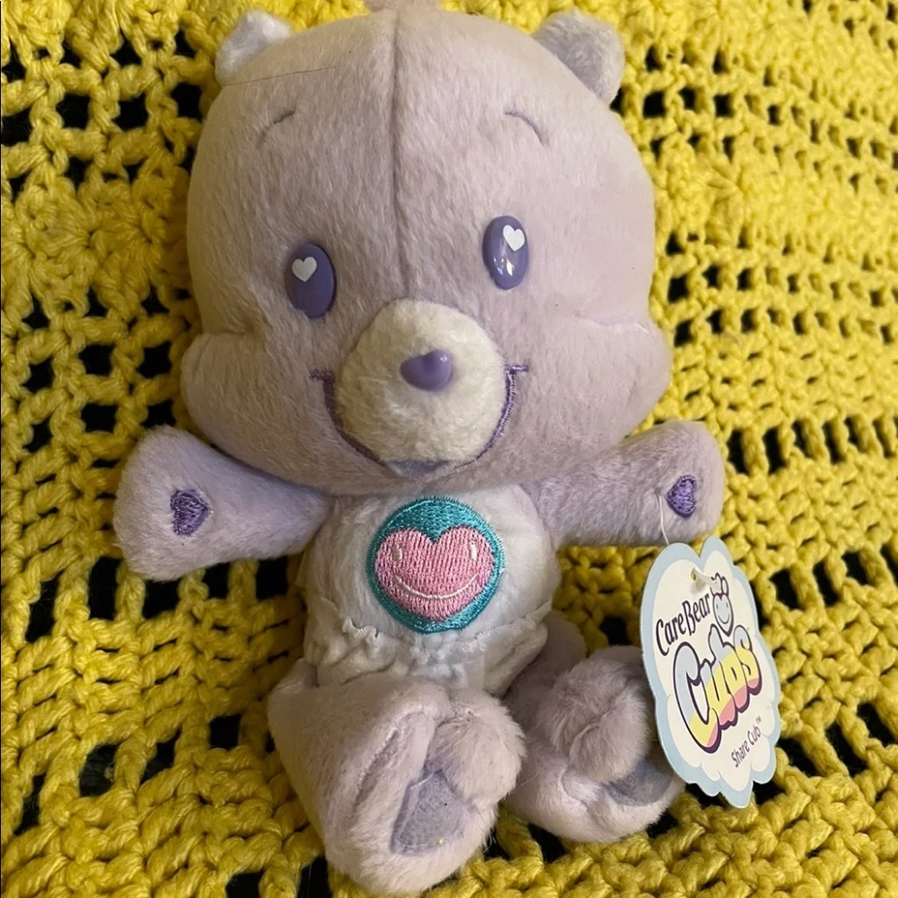 2006 Nanco Care Bears Cubs Baby Share Bear Plush